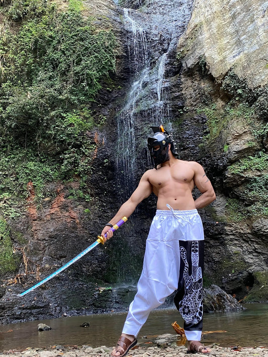 Men's Ninja Boho Hippy Harem Pants For Travel Yoga Dance image 1
