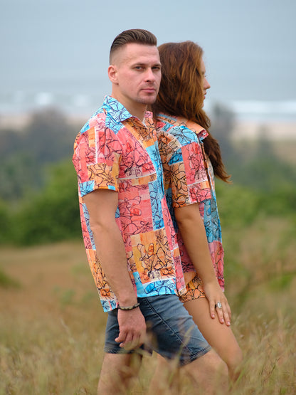 Buy Women's Floral Voyage Travel Beach Shirt 