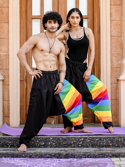 Women's Rainbow Print Harem Pants For Travel Dance Yoga