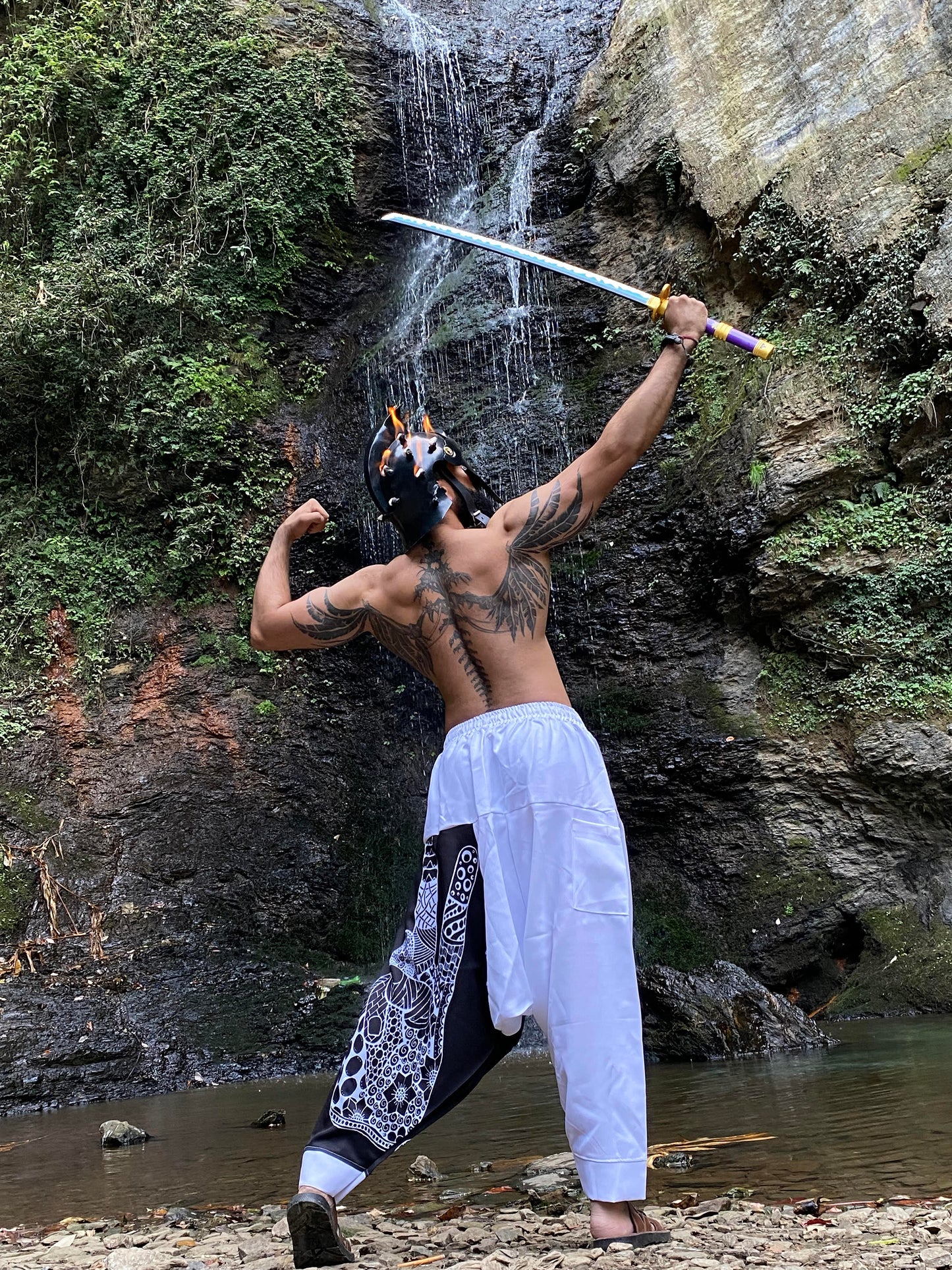 Buy Men's Ninja Hippy Harem Pants For Travel Yoga Dance