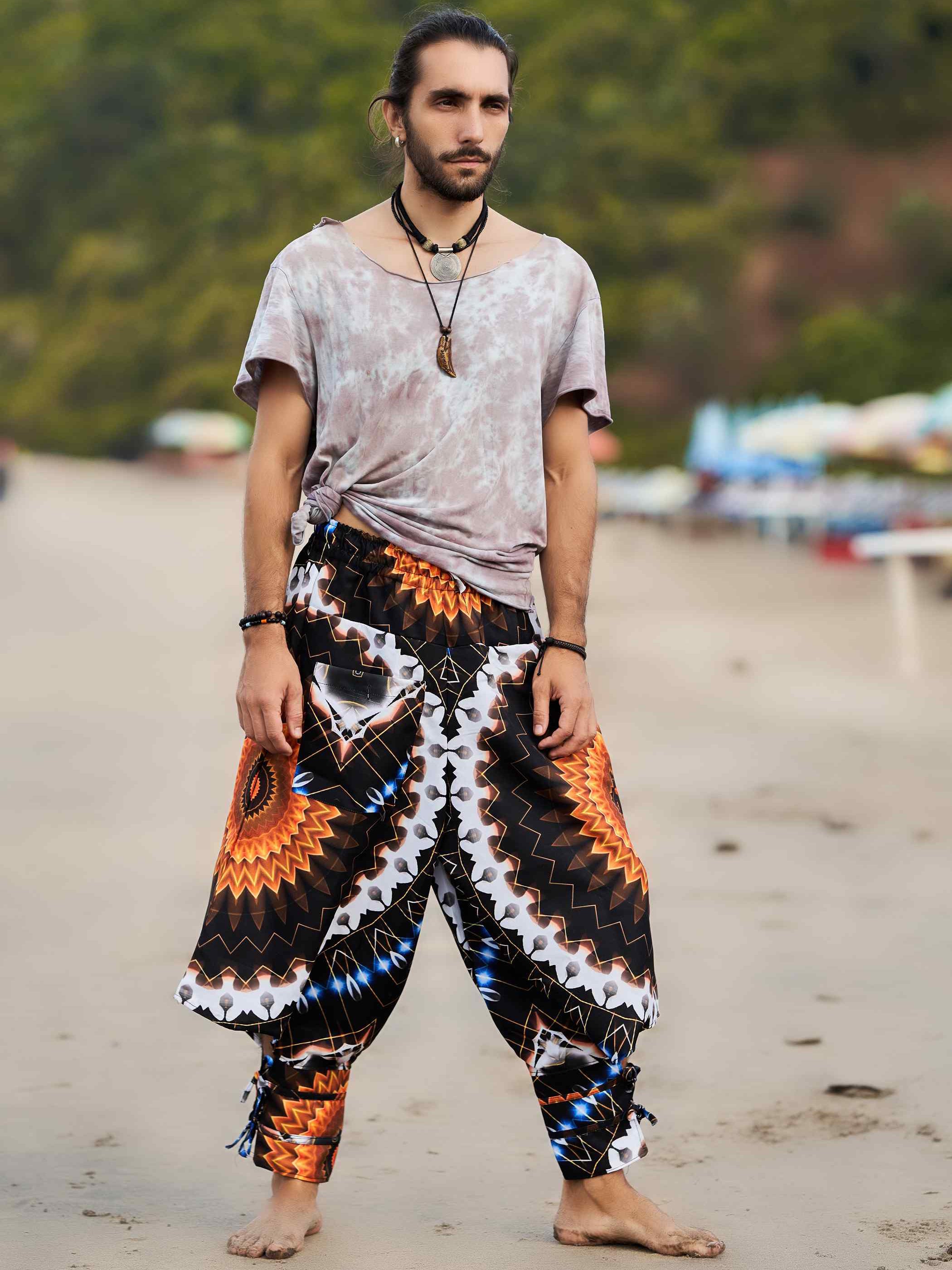 Printed Men's Cotton Harem Pants Free Size at Rs 220/piece in Jaipur | ID:  2852719321830