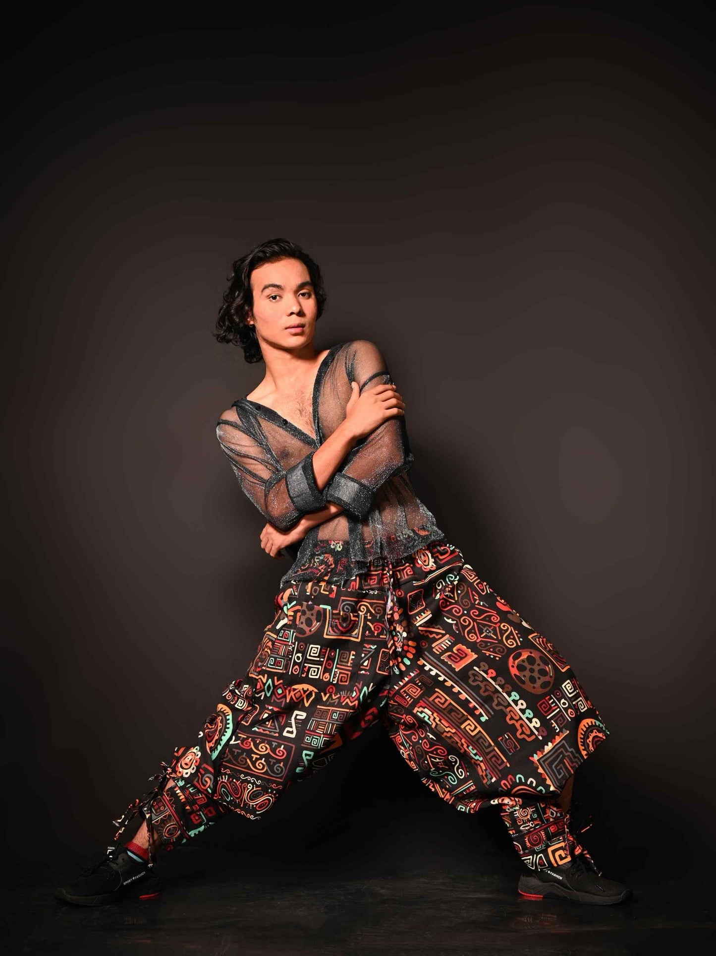 Buy Men's Abstract Graphic Vintage Hippy Harem Pants For Yoga Dance Travel