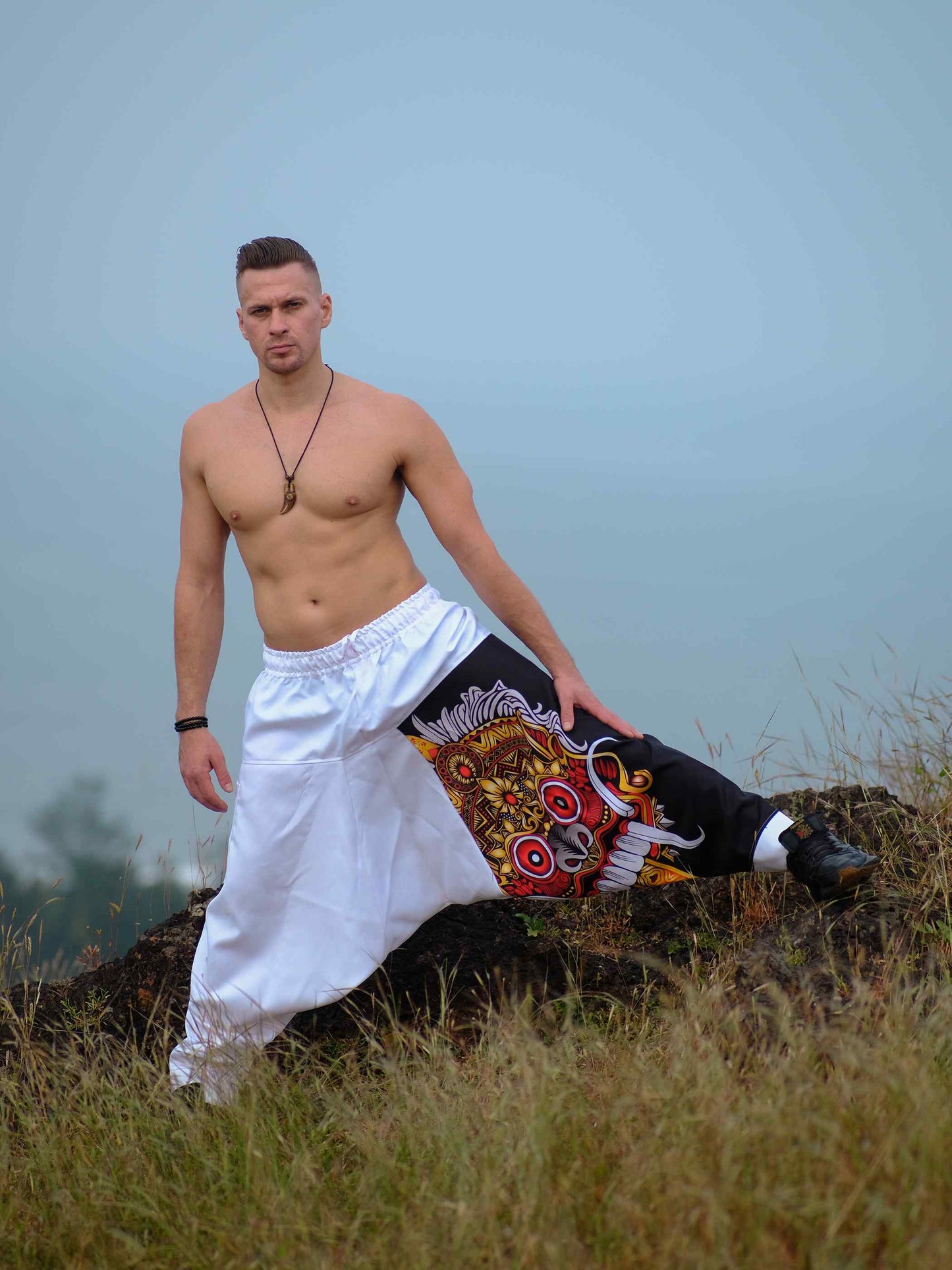 Men's Savage Spirit Travel Genie Pants Bohemian Hippy Harem Pants For Dance Yoga