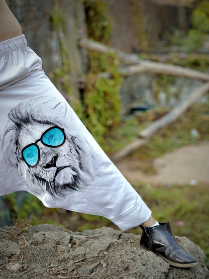 Men's Lion King Print Baggy Aladdin Harem Pants For Travel Dance Yoga