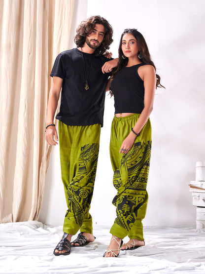 Buy Women's Classy Hippie Harem Joggers for Men For Traveller Track Yoga Dance Unisex Pant