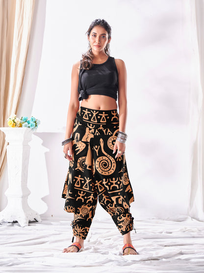 Buy Women's Tribal Print Hippie Harem Balloon Boho Pants For Yoga Dance