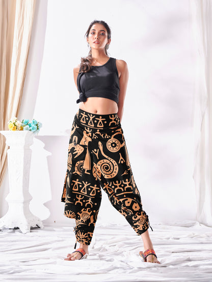Buy Women's Tribal Print Hippie Harem Balloon Boho Pants For Yoga Dance