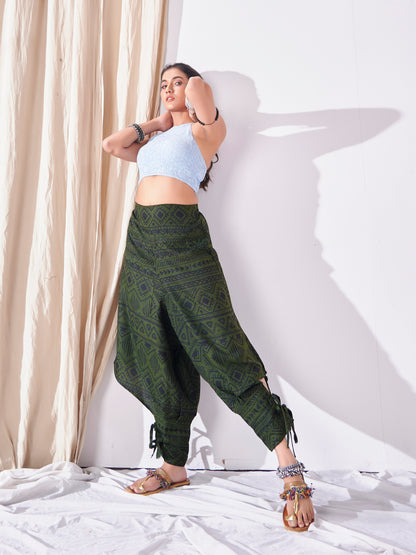 Buy Women's Boho Hippy Harem Comfy Camouflage Joggers Pants Unisex Yoga Dance Track Hippie Pant
