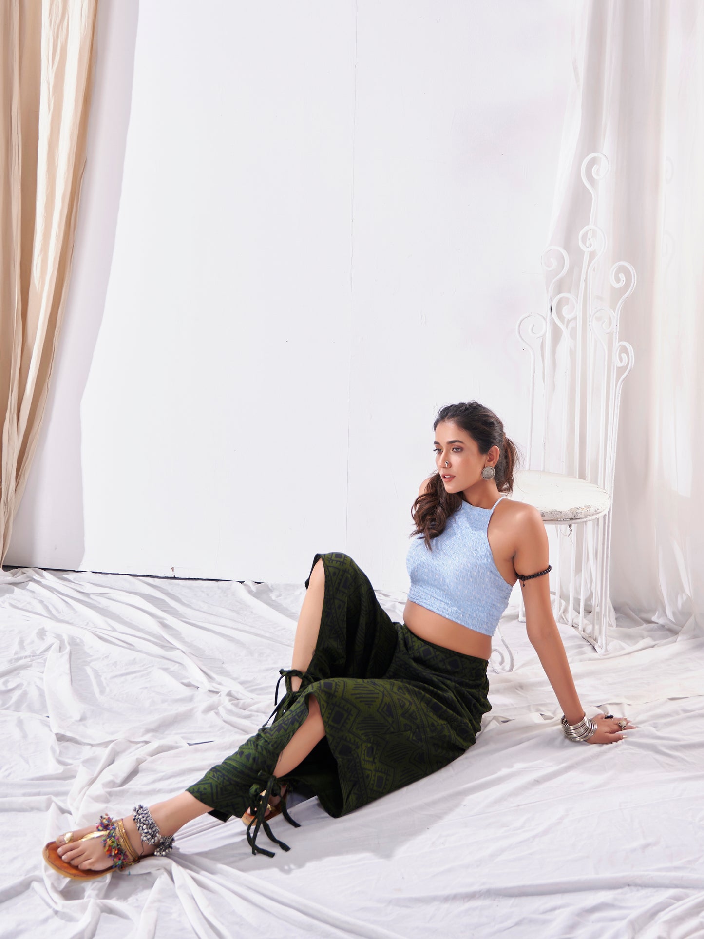 Buy Women's Boho Hippy Harem Comfy Camouflage Joggers Pants Unisex Yoga Dance Track Hippie Pant