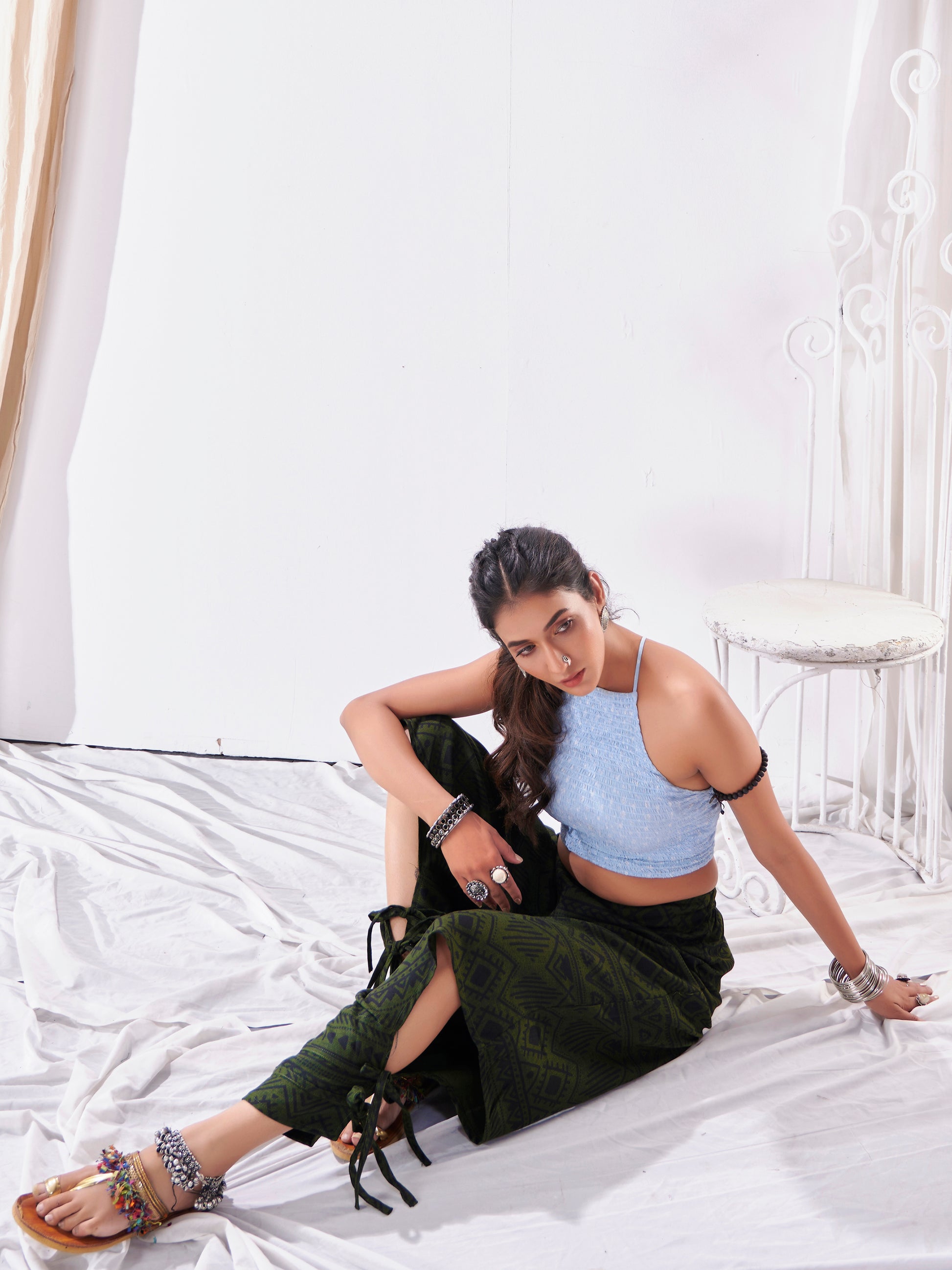 Buy Women's Boho Hippy Harem Comfy Camouflage Joggers Pants Unisex Yoga Dance Track Hippie Pant