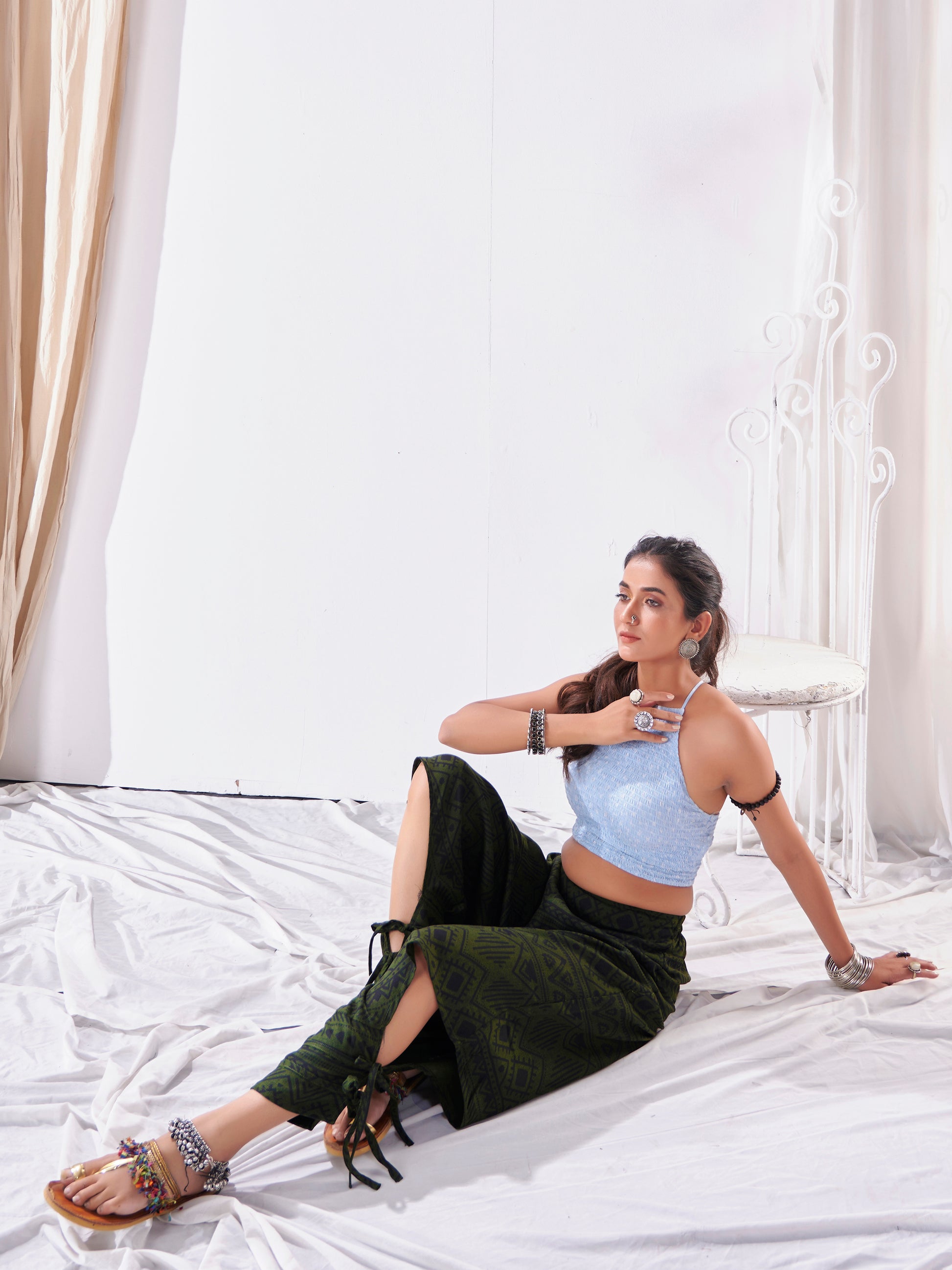 Buy Women's Boho Hippy Harem Comfy Camouflage Joggers Pants Unisex Yoga Dance Track Hippie Pant