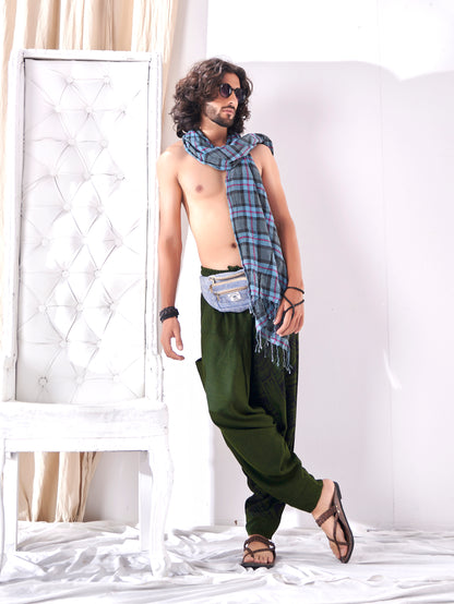 Buy Men's Parachute Style Genie Hippy Boho Harem Pants Unisex Yoga Dance Track Pant