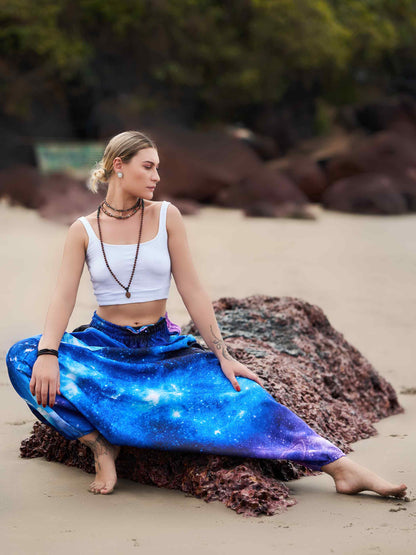 Buy Women's Galactic Print Alibaba Baggy Balloon Harem Pants