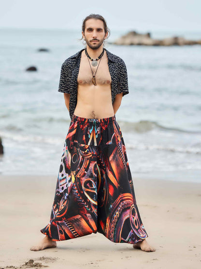 Buy Men's Cinematic Genie Alibaba Boho Harem Pants For Dance