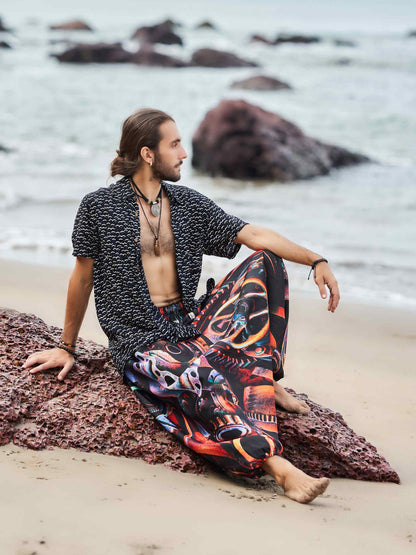 Buy Men's Cinematic Genie Alibaba Boho Harem Pants For Dance
